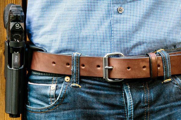 leather gun belt – Amish Country Leather
